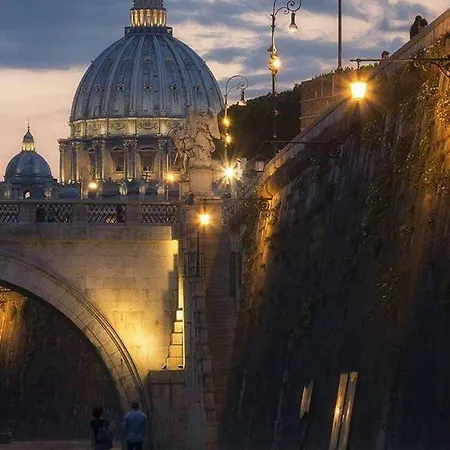 St Peter Dome Vatican And Patio * Roma